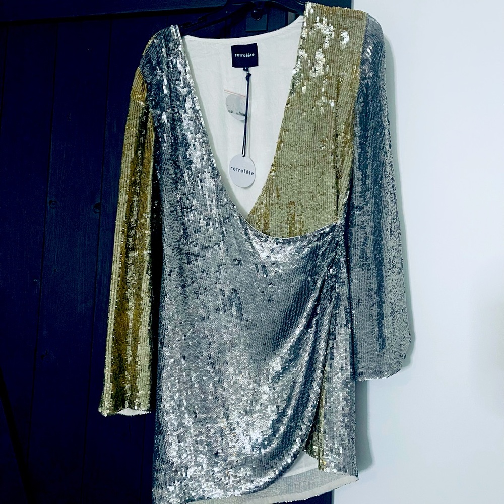 BNWT RETROFETE SEQUIN DRESS